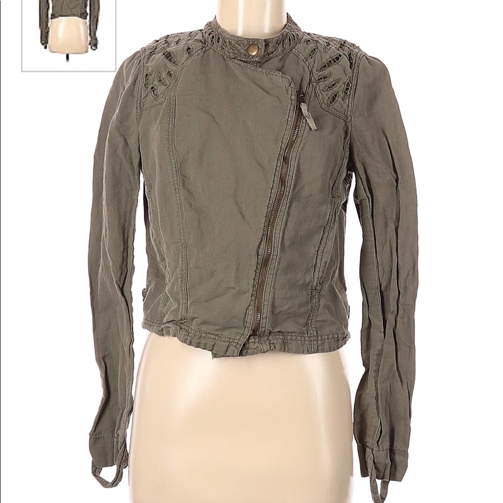 Free people cotton/linen light jacket